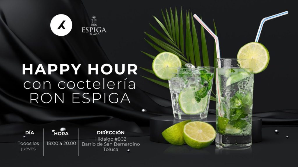 Happy Hour Ron Espiga - ron blanco mexicano